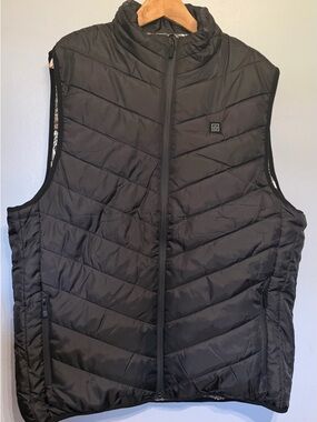 SOLANA GEAR HEATED VEST BLACK UNISEX SIZE XL NEW
